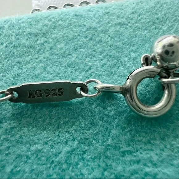 SOLD Tiffany & Co. Hardwear 8mm Ball Pendant Adjustable Necklace 16”-18” - Picture 7 of 10